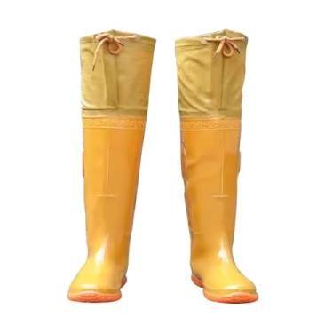 Imagem de Waders Botas Leves De PVC Para Homens, Botas De Vadear À Prova D'água E Respiráveis, Botas De Cano Alto Para Pesca E Caça(37 EU)