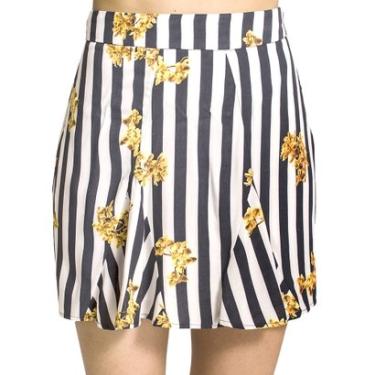 Imagem de Saia Evasê Listrada Handbook-Feminino