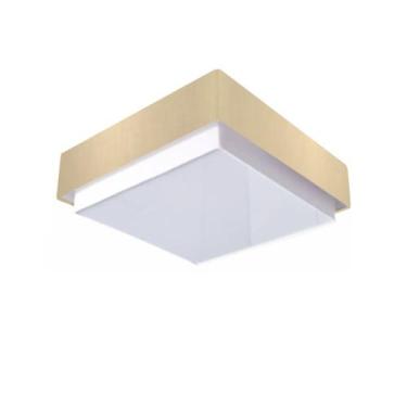 Imagem de Plafon Quadrado Vivare Md-3091 Cúpula Em Tecido 50X50cm - Bivolt - Lus