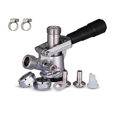 Imagem de CRBrewBeer Acoplador Sankey D Keg, Acoplador de cerveja D Keg, Acoplador de sistema D Homebrew resistente