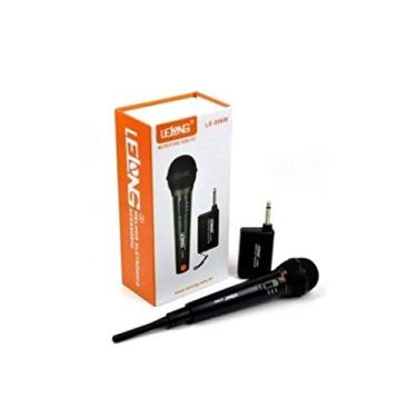 Imagem de Microfone Profissional Lelong Sem Fio Le996w Show Igreja