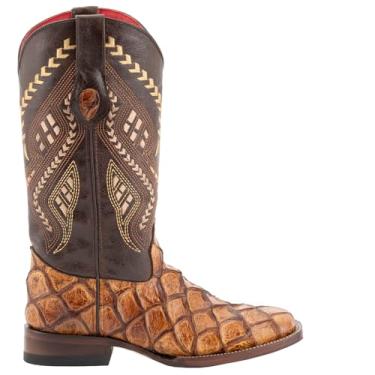 Imagem de Ferrini Botas femininas Bronco S-Toe 7 B Tan Charuto