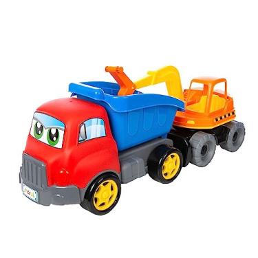 Imagem de Maral Turbo Truck E Retro - Kit Caçamba E Retroescavadeira - Caixa Multicolor