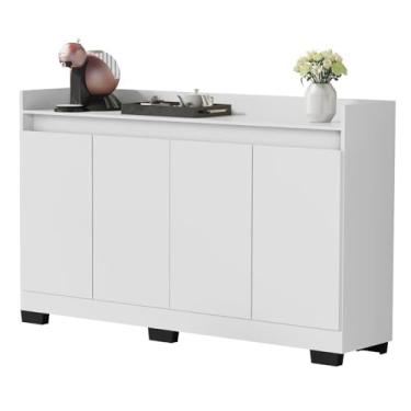 Imagem de Aparador Buffet Sala Lorde 4 Portas Branco