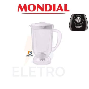 Imagem de Copo Liquidificador Mondial Dinâmico L-34 Plástico Leitoso Alta Densid