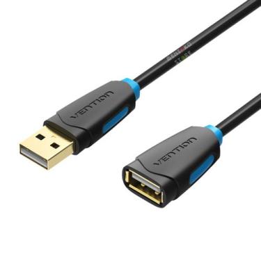 Imagem de Cabo Extensor USB 2.0 Extensao Carregador Mouse 50cm Vention
