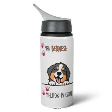 Imagem de Garrafa Squeeze NK Dog - Meu Bernese, melhor pessoa! - JPS INFO