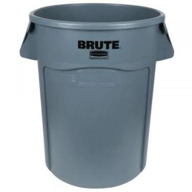Imagem de Lixeira Recipiente BRUTE 166 Litros c/ Ventilação Rubbermaid, Cinza