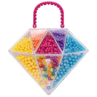 Imagem de Kit Miçangas para Bijuterias KIT Pocket Alcinha Diamante DM TOYS DMT65