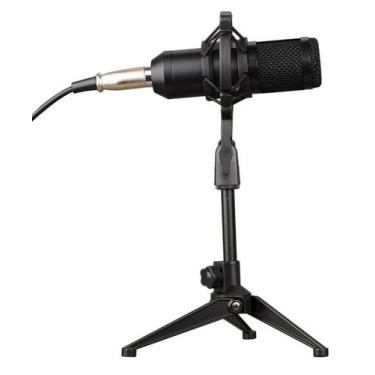 Imagem de Microfone Sate A-MK07 Condenser Kit Preto - Satellite