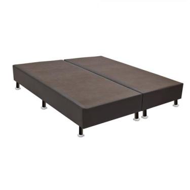 Imagem de Base Sommier material sintético Super King 193x203x23cm Ortobom