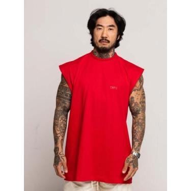 Imagem de Regata Oversized Thpe Premium  - Thpe Store, Vermelho, G