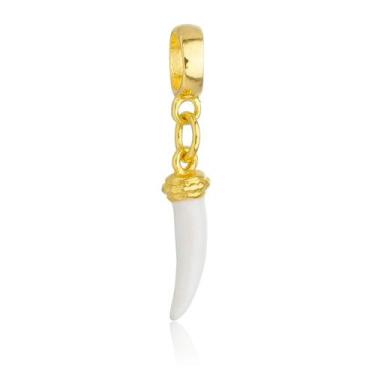 Imagem de Berloque Dente de Sabre Banhado a Ouro 18k - Work Semijoias