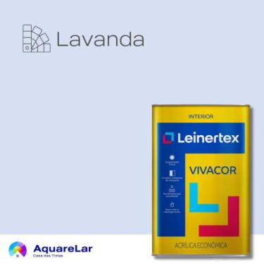 Imagem de Vivacor Acrílica Leinertex Fosco 18L, LAVANDA