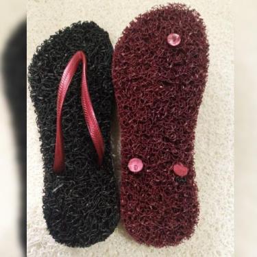 Imagem de Chinelos Apaju, duplo capacho terapêuticos, anti stress e ortopédicos.