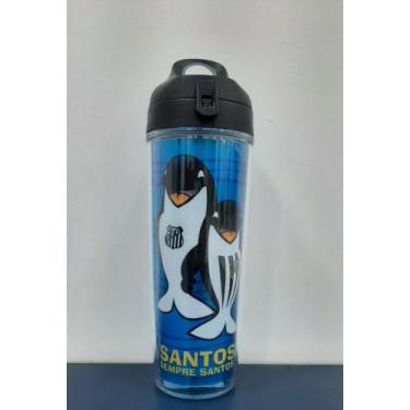 Imagem de Garrafa Squeezer Santos Fc Licenciado - Helsim 
