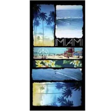 Imagem de Toalha de Praia Microfibra Anti Areia New 70x140cm - Bene Casa, Miami