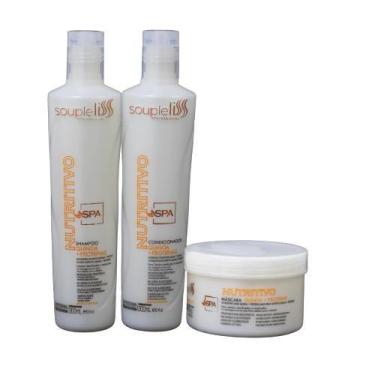 Imagem de Soupleliss Kit SPA Nutritivo 3x300ml - souple liss