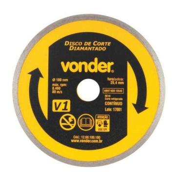 Imagem de Disco Diamantado 180 Refrigerado Contínuo  1268100180  - Vonder