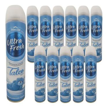 Imagem de Odorizador Purificador Cheiro Ambiente Ultrafresh Talco 12un