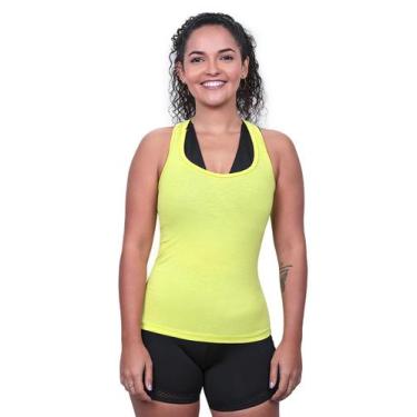 Imagem de Regata Feminina Viscolycra - Techmalhas, Amarelo, G