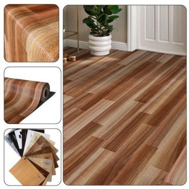Imagem de Piso Vinil 0,7mm PVC em Manta Imita o Madeirado Rolo 1x14mt - Mob Core