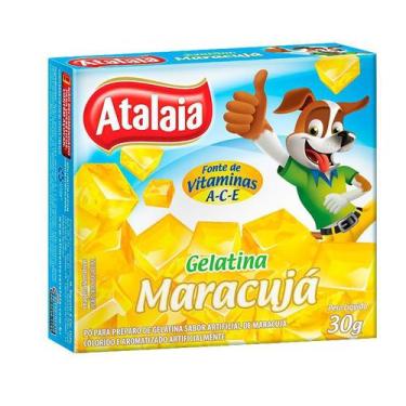 Imagem de Gelatina Atalaia 30g Maracuja cx 36uni