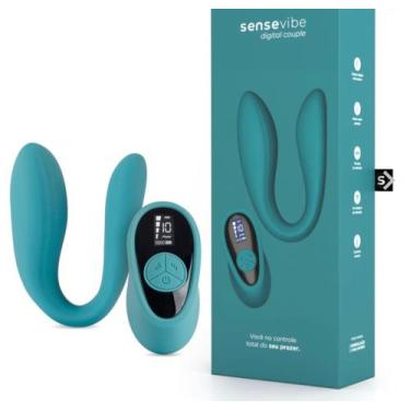 Imagem de Vibrador Recarregável Sensevibe Digital Couple - A SOS
