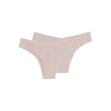 Imagem de Kit com 2 Calcinhas Biquíni Hope 34850, Bege, EG