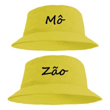 Imagem de Kit Casal Chapéu Bucket Hat Estampado Mozao - MP Moda Masculina, Único
