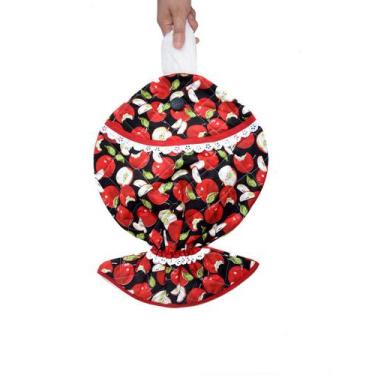 Imagem de Puxa Saco Estampado Peixe Maçã - Recanto da Costura