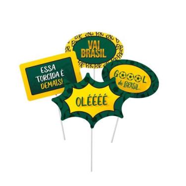 Imagem de Plaquinhas Copa do Mundo Brasil - CROMUS