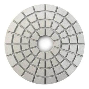 Imagem de Disco Diamantado De Polimento Seco/Úmido - Buff Branco - 62154 - Corta