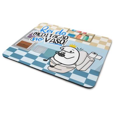 Imagem de Mouse Pad Divertido Flork - Rei da meditação no vazo