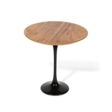 Imagem de Mesa Bistrô Saarinen 60 cm Tampo Antíqua Base Preta - Personal Decor D