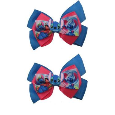 Imagem de Laço  De Luxo Para Cabelo Adulto Elegante 2 UNIDADES  - POP, Azul Stit