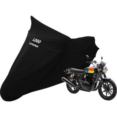 Imagem de Capa Moto Royal Enfield Interceptor 650 Alta Durabilidade - Mz, Preta