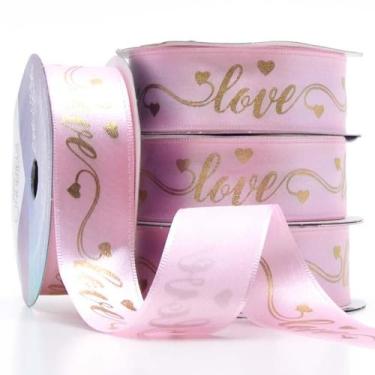Imagem de Fita de Cetim Cinderela 22mm com 10 Metros Hot Stamping - 251