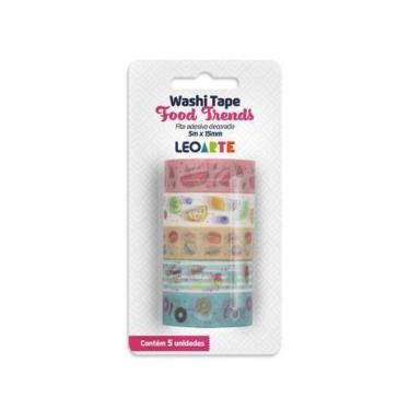 Imagem de Fita Adesiva Decorada Washi Tape Food Trends 12,5X3M Bl Com 05 - GNA
