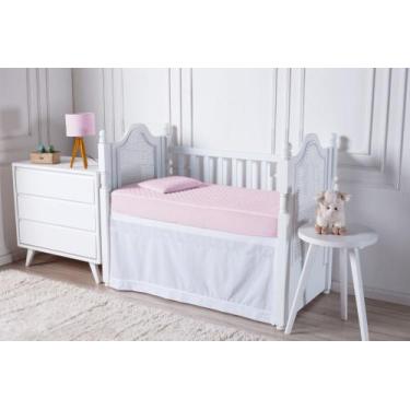 Imagem de Capa Protetor De Colchão Impermeável Para Berço 130x70 - Enxovais Aqua