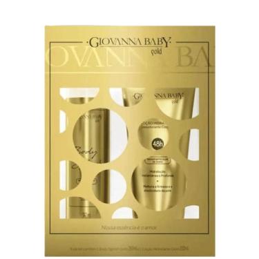 Imagem de Kit Giovanna Baby Gold Body Splash 260ml + Loção Hidratante 200ml