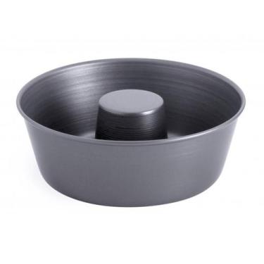 Imagem de Forma Para Bolo Enjoy Antiaderente Cinza 18Cm Alegrete