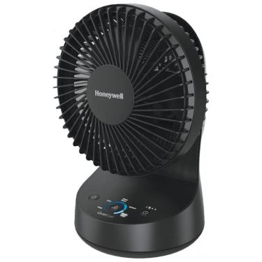 Imagem de Ventilador de Mesa Silencioso e com 5 Níveis de Potência, 110V 40W, HONEYWELL HTF337B, Preto