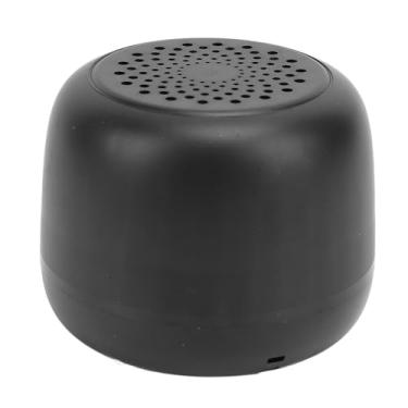Imagem de Alto-falante Sem Fio Leve Mini Alto-falante Suporte Cartão u Disco Longa Vida útil da Bateria Som Estéreo para Casa para Festa para Viagens (Preto)
