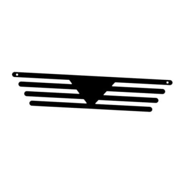 Imagem de Generic Cabide para exibição de medalhas, porta-medalhas, organizador de fitas de premiação de corrida de ferro, suporte para exibição de medalhas esportivas, 40cm X 8.29cm