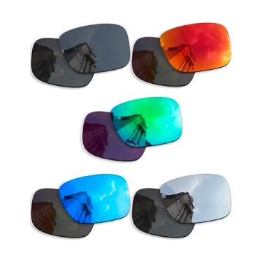 Imagem de Betterun 5 pares de lentes polarizadas de substituição para óculos de sol Oakley Frogskins XS OJ9006 (Youth Fit), antiarranhões e resistentes a impactos