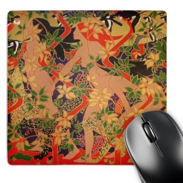 Imagem de 3dRose Mouse pad LLC 20 x 20 x 0,63 cm, Diana, Minerva e Vesta Mythology Monkey, Magpies, Leopards, Big Cats, Art Nouveau, Deusa (mp_46721_1)