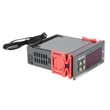 Imagem de Controlador de Temperatura Digital Akozon STC-1000 12V / 24V / 110V / 220V Com Sensor de 1 M de Comprimento - Saída de relé Duplo para Controle Preciso de Temperatura (110~240