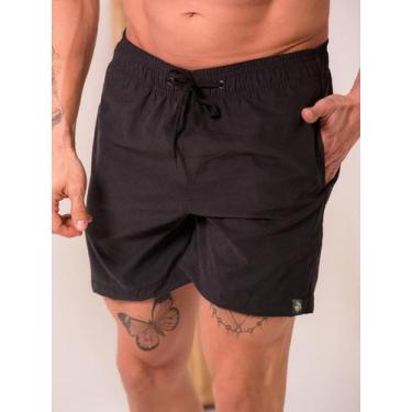 Imagem de Short Masculino Tactel com Elastano Premium Bermuda Moda Praia Piscina