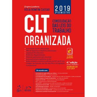 Imagem de Livro - CLT ORGANIZADA - Consolidação das Leis do Trabalho